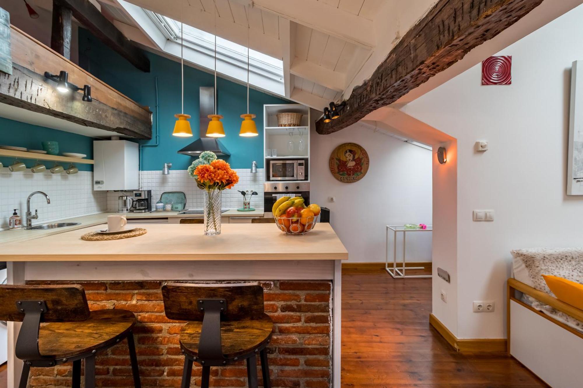 Atico Con Encanto En El Mismo Centro De La Ciudad Apartment